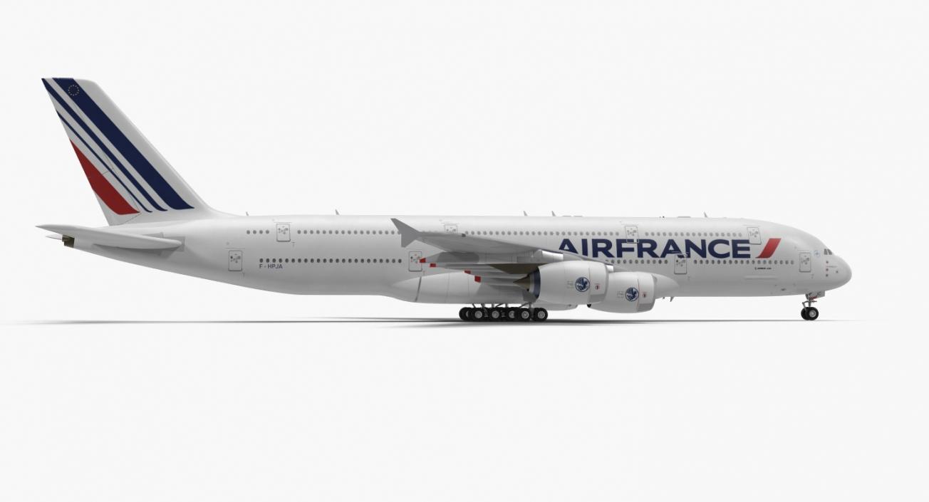 Airbus A380-1000 Air France 3D